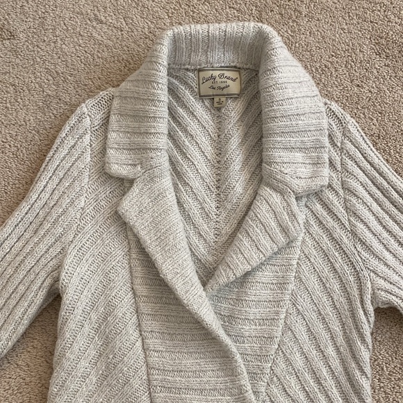 Women’s Lucky Brand Sweater Coat Size Small - Picture 2 of 7